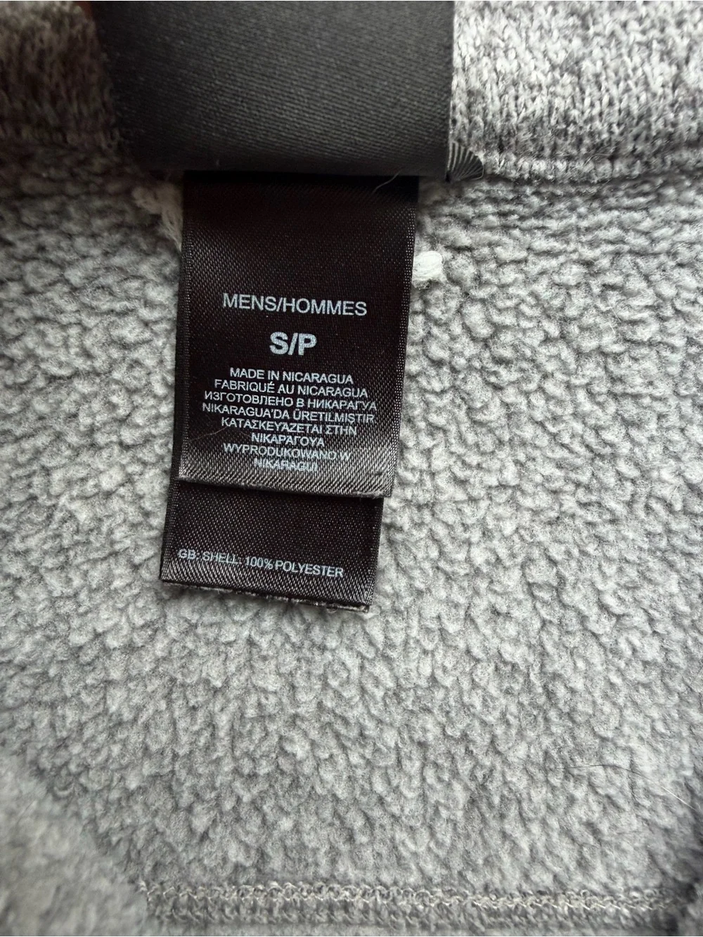 The North Face Men’s Gray Half-Zip Fleece Pullover